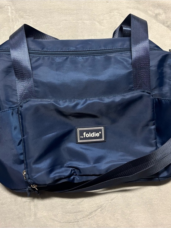 The Foldie Handbags - Foldie Navy Packable Travel Tote Bag for Women